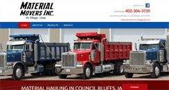 Desktop Screenshot of materialmoversinc.com